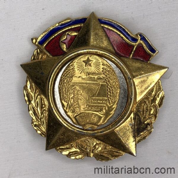 Democratic People's Republic of Korea. Order of the 50th Anniversary of the DPRK Foundation. Breast star.