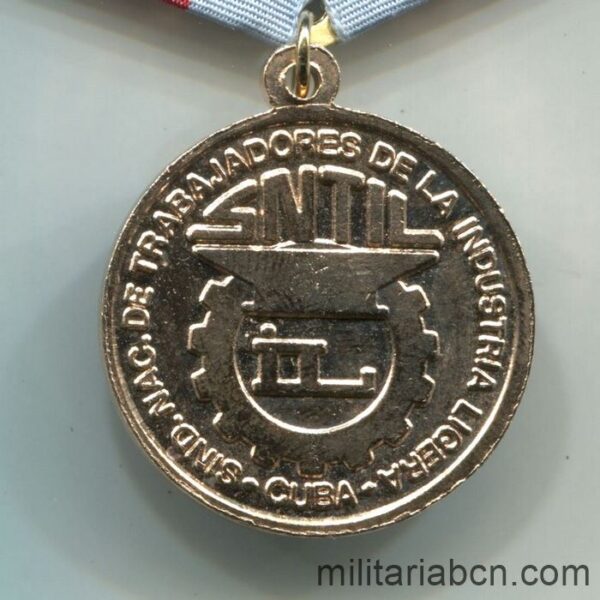 Cuba. Medalla José Ramón Martínez.  reverso