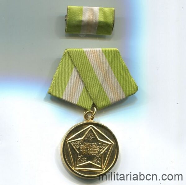 Cuba. Medalla por la Seguridad el Orden Interno. cinta
