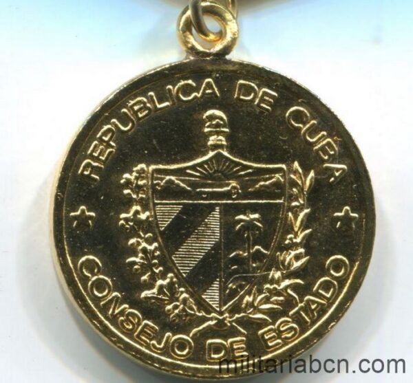Cuba.  Medalla por la Seguridad el Orden Interno. reverso