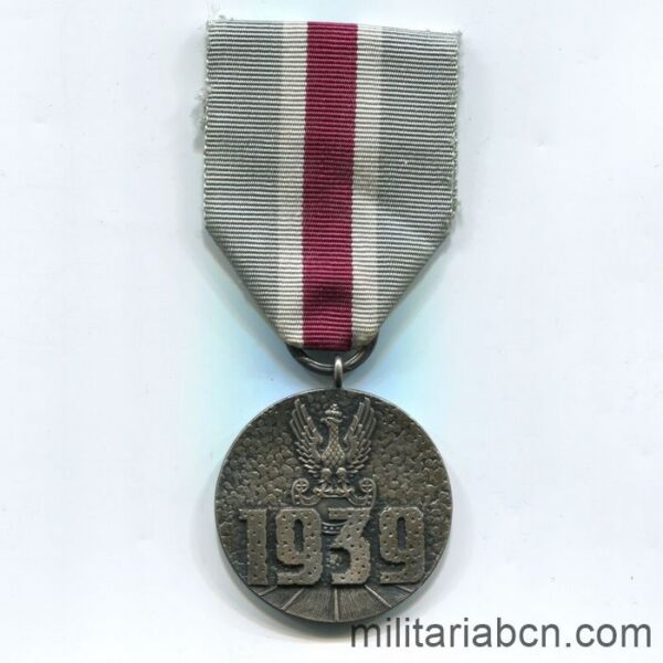 Poland. Medal for Participation in the Defensive War of 1939. ribbon