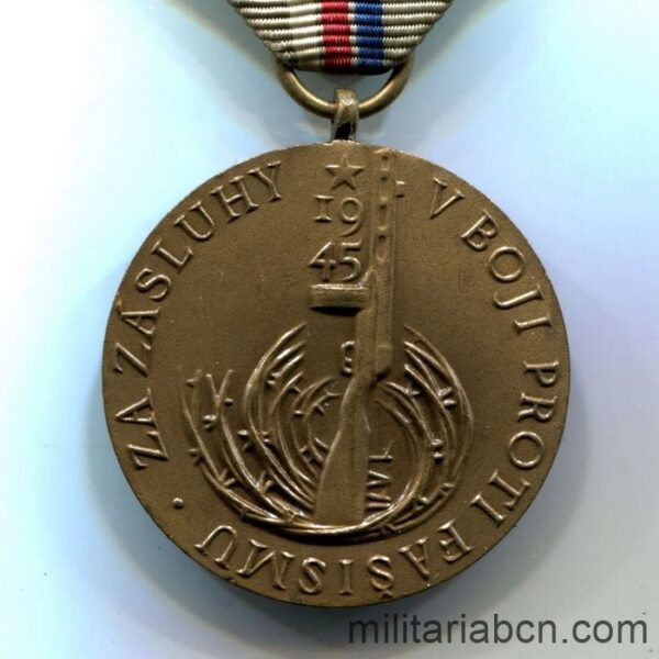 Czech Socialist Republic. 20th Anniversary Medal of the Victory against the Fascism 1945-65