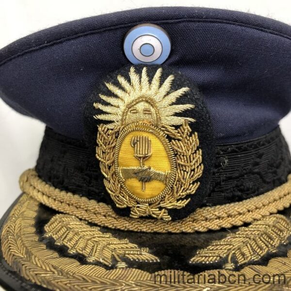 Argentina. Police visor cap of the General Commissioner of the Province of Buenos Aires.