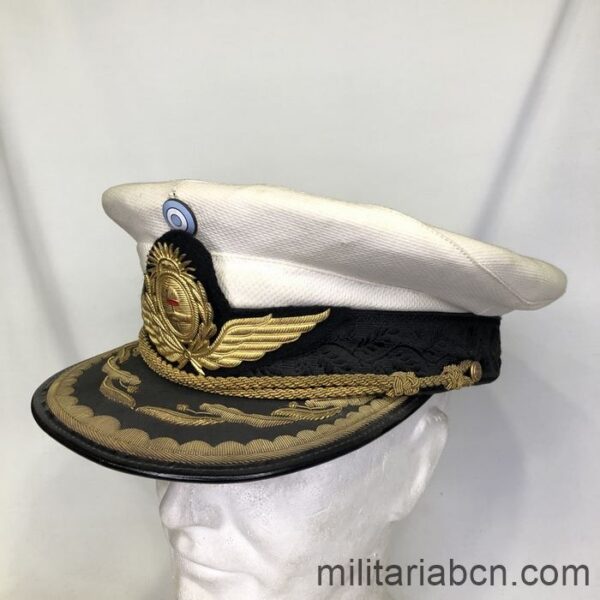 Argentina. Gorra de plato de Comodoro de la Fuerza Aérea. Gorra argentina de aviación.