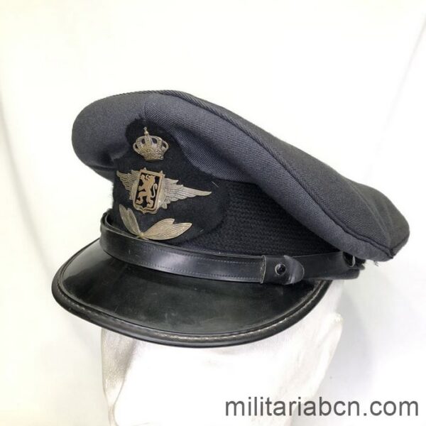 Bélgica. Gorra de plato del Ejército del Aire.