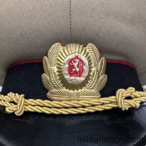 Republic of Bulgaria. Armored Troops Officer visor service cap