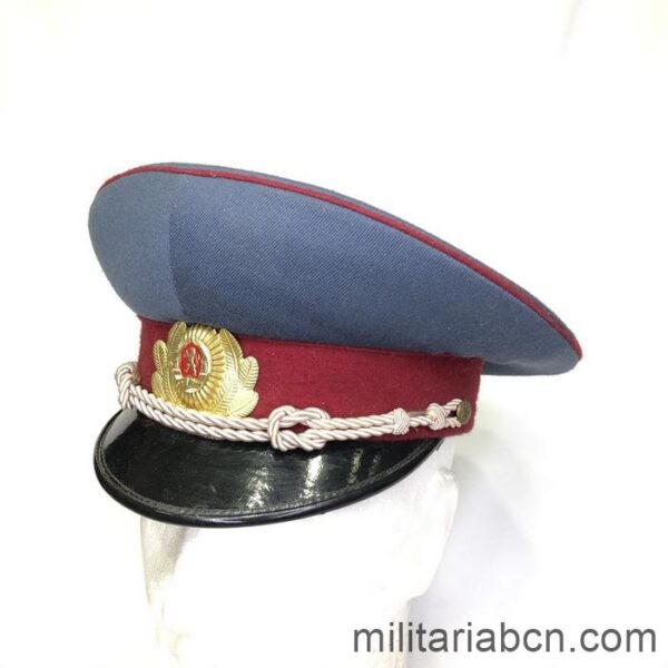 República de Bulgaria. Gorra de plato de Oficial de Policía búlgara.