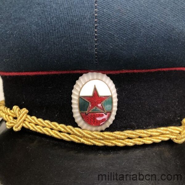 People's Republic of Bulgaria. Armored Troop Officer Parade visor Cap.