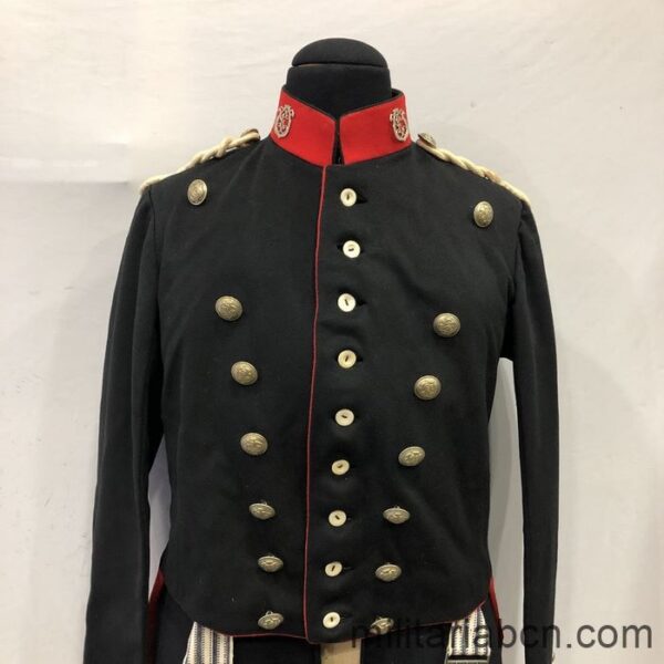 Chaqueta o guerrera del uniforme de gala de la Guardia Civil.  1931-1935.
