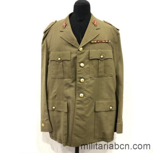 uniforme español 1943 epoca franco guerrera chaqueta