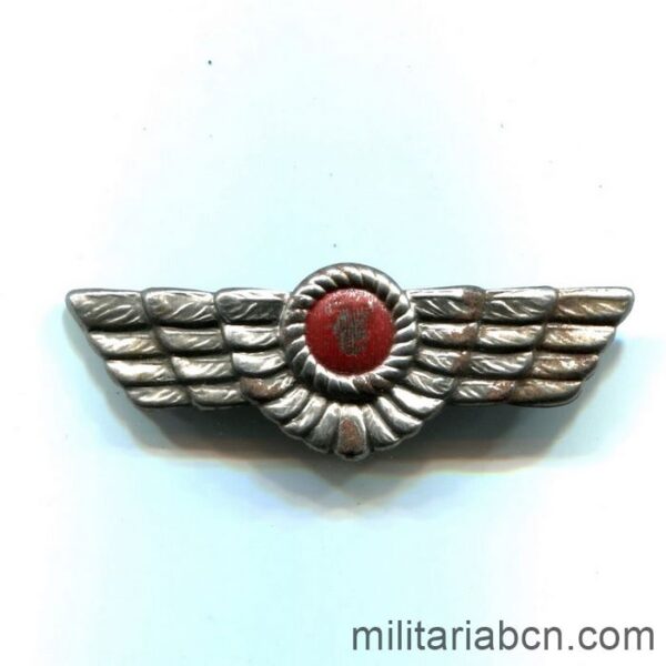 Insignia de cuello del Ejército del Aire o Aviación. II República y Guerra Civil. 41 x 14 mm.