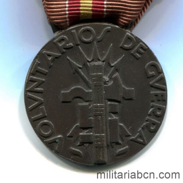 Medalla Italiana de los Voluntarios en la Guerra de España. 1936-1939. Medaglia per i Volontari della Campagna di Spagna.