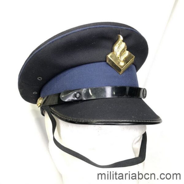 Netherlands. Dutch National Police visor cap. Police headgear.