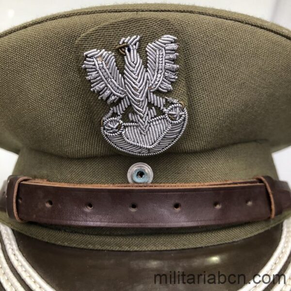 People's Republic of Poland. Visor cap.  Army Officer. Polish headgear.