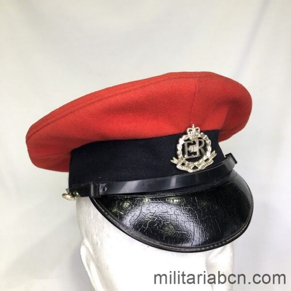 UK. Peaked cap. Royal Military Police. Elizabeth II era.