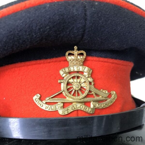UK. Peaked cap. The Royal Artillery.