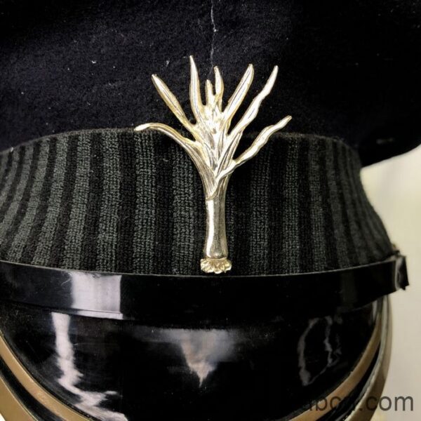 Reino Unido. Gorra de plato de Sargento del Welsh Guards. Época Elisabeth II.