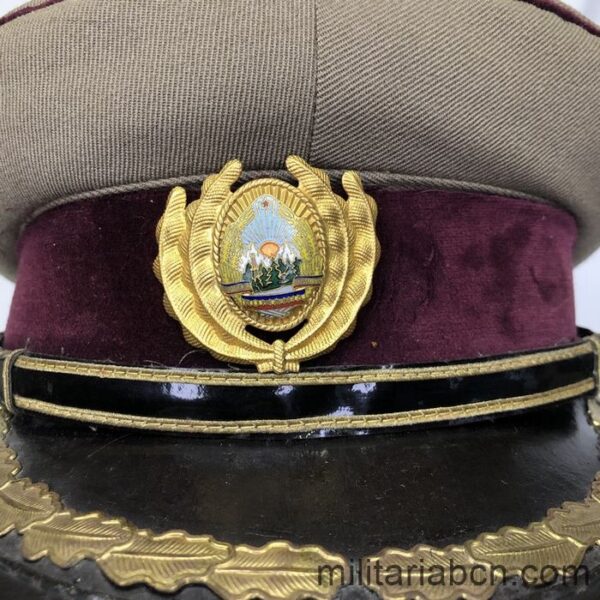 Romanian Socialist Republic. Visor cap. Ministry of Interior. Romanian headgear.