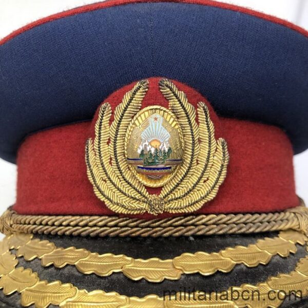 Romanian Socialist Republic. Visor cap. Infantry. General. Romanian headgear.