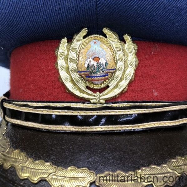 Romanian Socialist Republic. Infantry Colonel Peaked Cap. Romanian Army cap