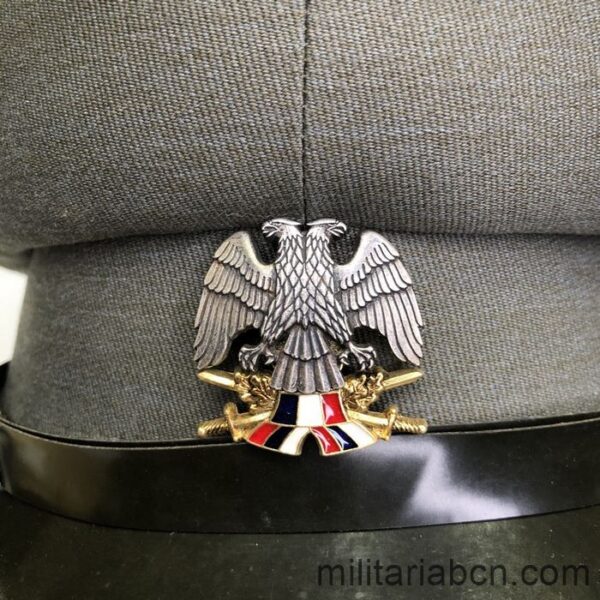Officer's Army visor cap of the Federation of Serbia and Montenegro 1992-2006.