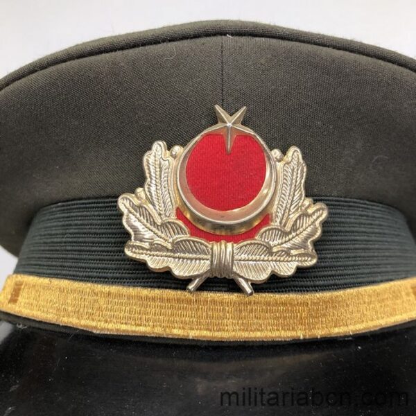 Turkey. Army officer's peaked cap. Turkish cap.