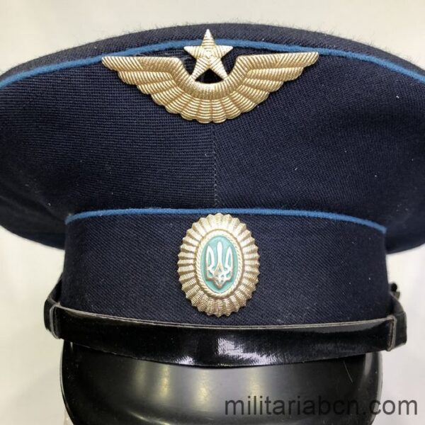 Ukrainian Air Force or Aviation peaked cap.