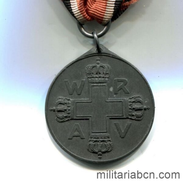 Prusia. Medalla de la Cruz Roja de 3ª Clase. Preussen Rot-Kreuz-Medaille 3.Klasse.