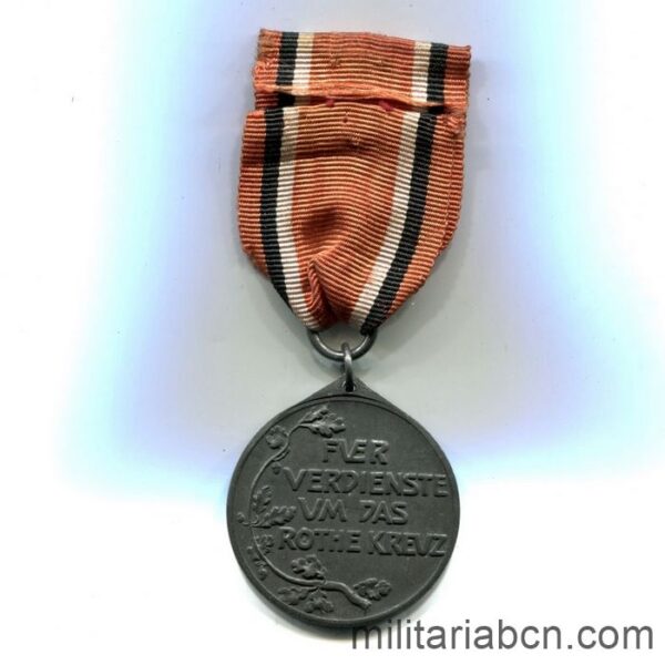 Prussia. 3rd Class Red Cross Medal. Preussen Rot-Kreuz-Medaille 3.Klasse. reverse