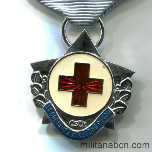 Czechoslovak Socialist Republic. Medal for Sacrifice and Merit in the Czechoslovak Red Cross.