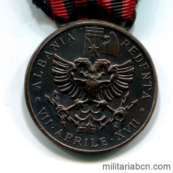 Medaglia italina della campagna de albania