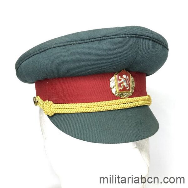 República Socialista de Checoslovaquia. Gorra de Oficial del Ejército.
