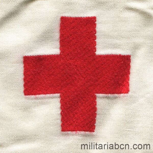 German Red Cross armband for Sanitary. Deutsches Rotes Kreuz. 2nd World War.