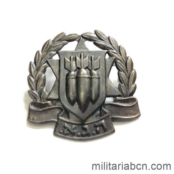 Israel. Civil bomb Defence beret badge. Old model. IDF. Badge of the Tzahal