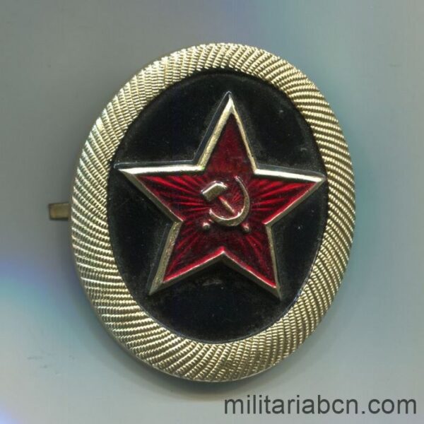 USSR Soviet Union. Marines cap badge. Soviet insignia