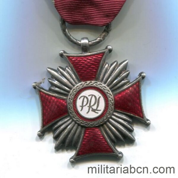 People's Republic of Poland. Cross of Merit. Silver version. Srebrny Krzyż Zasługi.