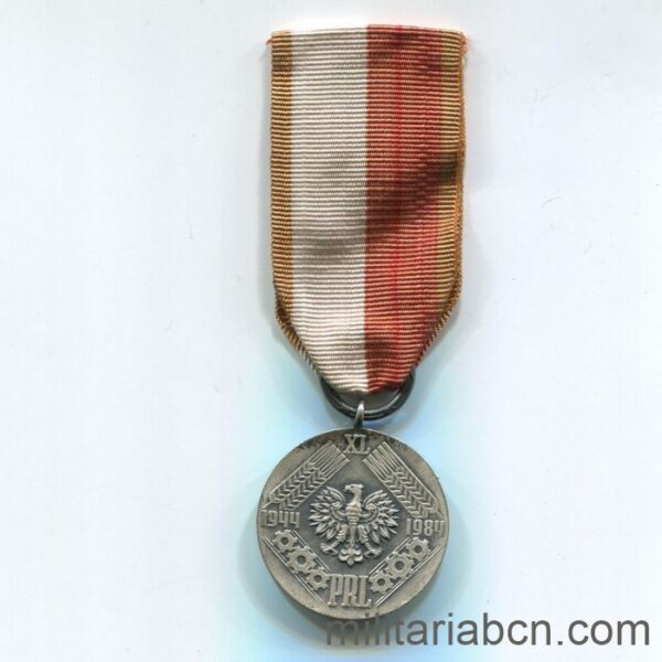 República Popular de Polonia. Medalla 40 Aniversario de la República Popular 1944-84.