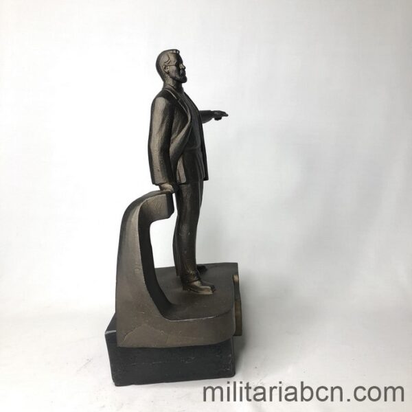 USSR Soviet Union. Grigory Petrovsky figure. Soviet leader. Metal. 260 mm high. This figure reproduces the statue erected in Dnipropetrovsk (Dnipro), Ukraine