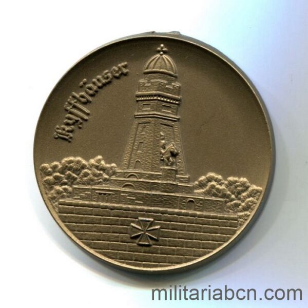 República Federal Alemana. Medalla del Kyffhäuserbund. 50 mm.
