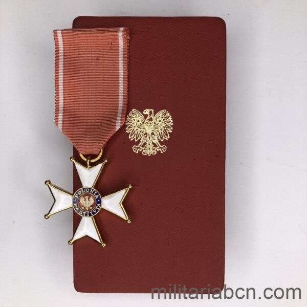 República Popular de Polonia. Orden Virtuti Militari 1944 del rango de Cruz de Caballero.