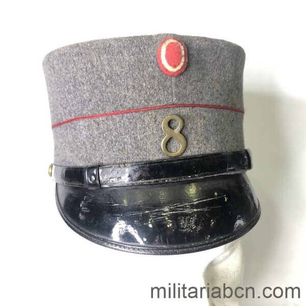 Denmark. Infantry Kepi. 8 Battalion. Model 1915. World War 1 period. From the collection of writer Sven Hassel.