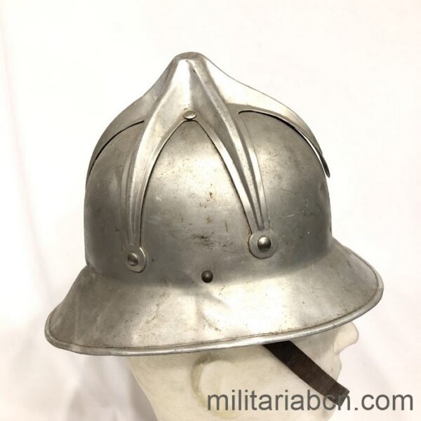 People's Republic of Hungary. Firefighters helmet model 1938. Model made of aluminum.