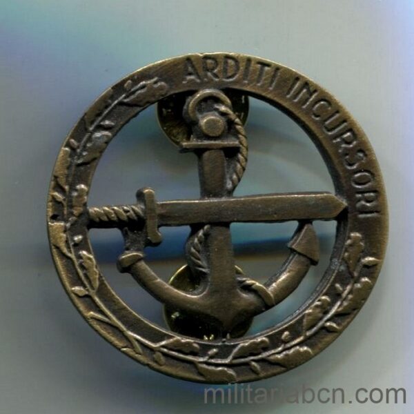 Italy. Arditi Incursori badge of the Italian Navy. Italian version of the SEAL