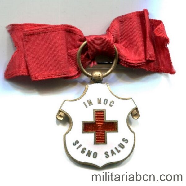 España. Medalla de Damas Asociadas de la Cruz Roja Española. 1917.