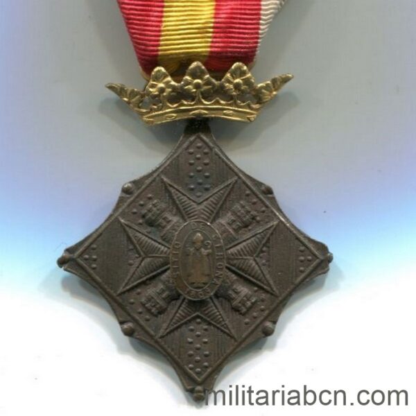 Medalla conmemorativa del centenario de los sitios de Gerona, Versión bronce.