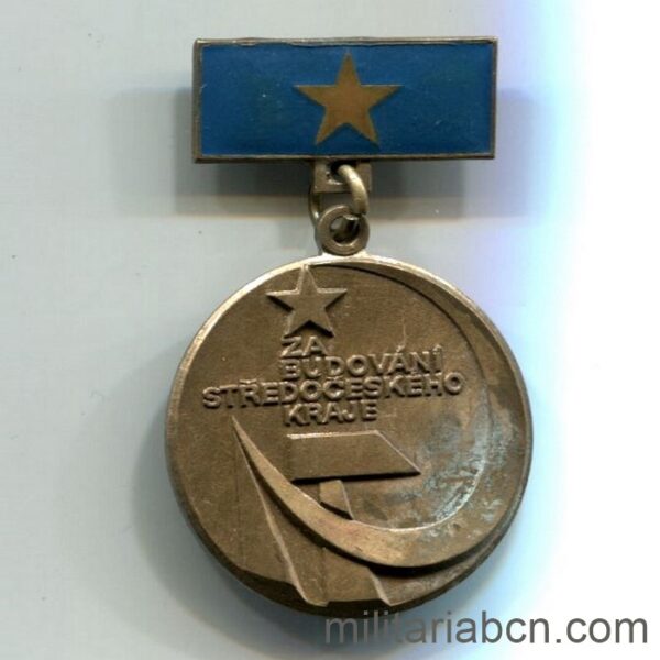 República Socialista de Checoslovaquia. Medalla para la construcción de Bohemia Central