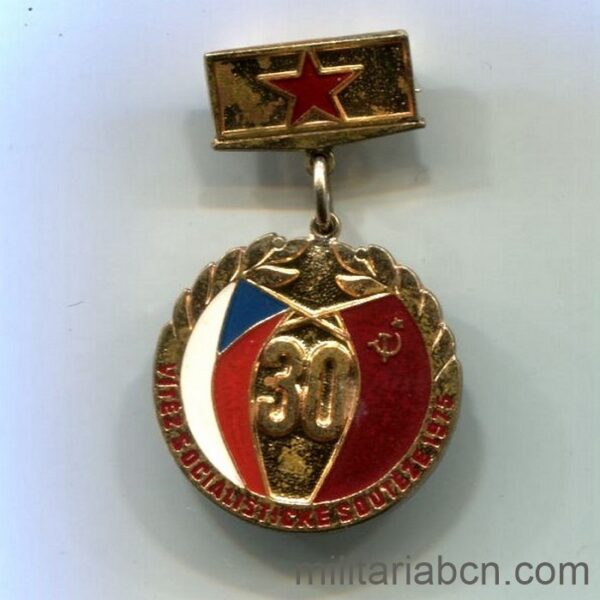 República Socialista de Checoslovaquia. Medalla ganador del concurso socialista.