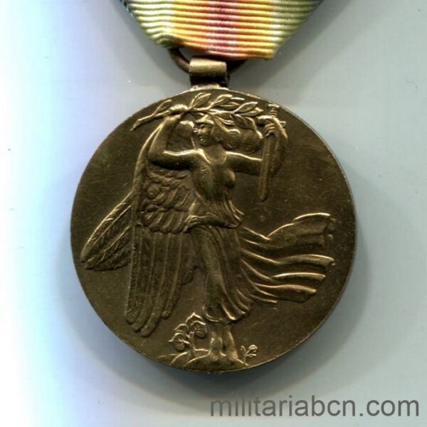 República Checoslovaca. Medalla Interaliada o de la Victoria. Primera Guerra Mundial. 2º Modelo
