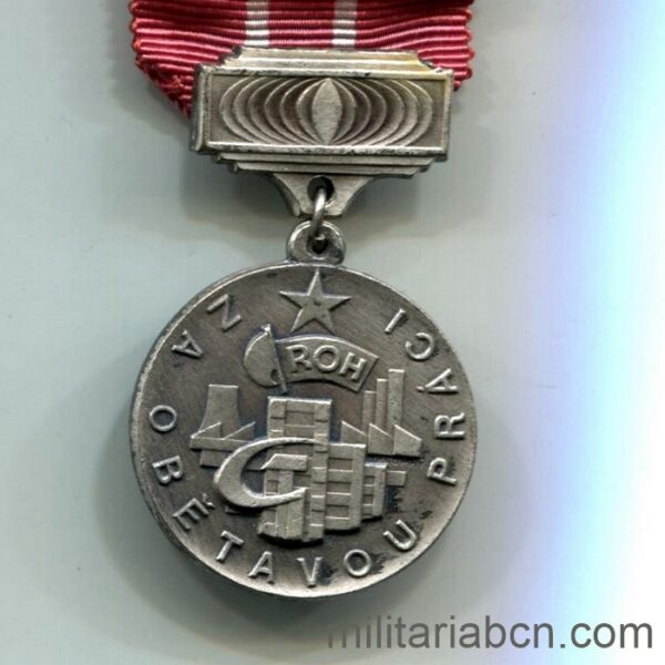 República Socialista de Checoslovaquia. Medalla por Dedicación en el Trabajo del ROH
