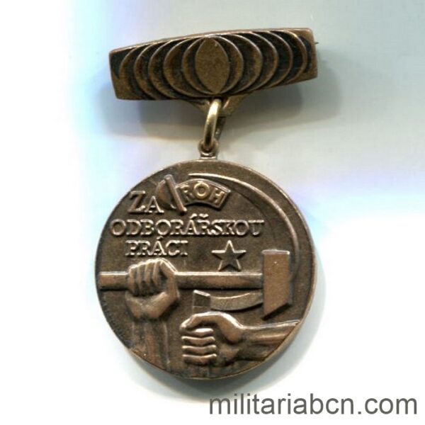 República Socialista de Checoslovaquia. Medalla al Mérito Sindical del ROH